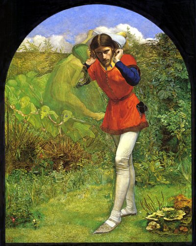 Ferdinand ensorcelé par Ariel. Peinture de John Everett Millais - John Everett Millais