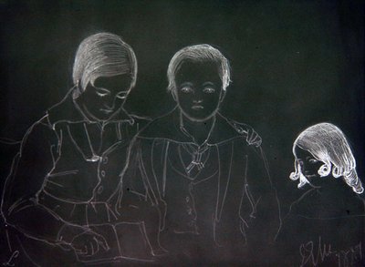 Harry et Arthur Reid Lempriere et Emily Lempriere - John Everett Millais