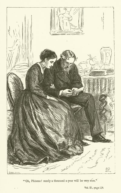 Illustration pour Phineas Finn par Anthony Trollope - John Everett Millais