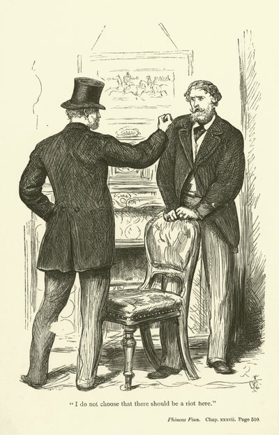 Illustration pour Phineas Finn par Anthony Trollope - John Everett Millais