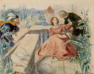 Découverte des Amoureux - John Everett Millais