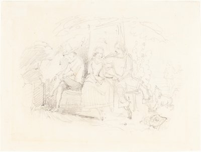 Amoureux sous un Arbre - John Everett Millais