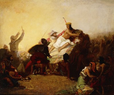 Pizarro saisissant l