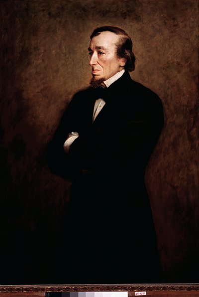 Portrait de Benjamin Disraeli (1804-1881), homme politique britannique et fondateur du Parti conservateur - John Everett Millais