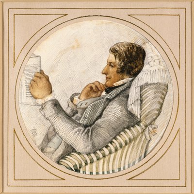 Portrait de Ford Madox Brown, c. 1850-1870 - John Everett Millais