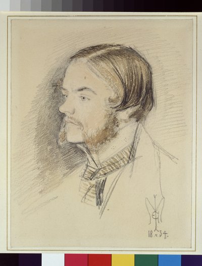Portrait de Holman Hunt, 1854 - John Everett Millais