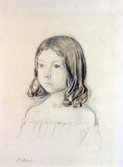 Portrait de Mary Gertrude Holmes - John Everett Millais