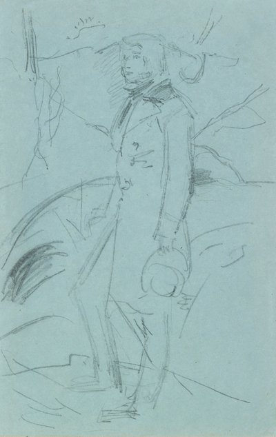 Esquisse préliminaire pour le portrait de John Ruskin, 1853-1854 - John Everett Millais