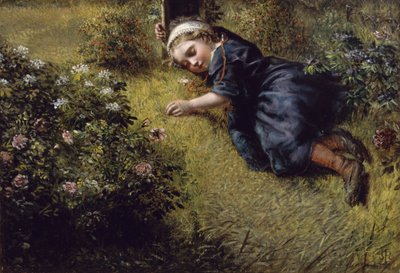 Dormir dans un jardin - John Everett Millais