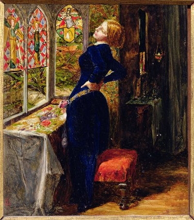 Étude pour Mariana dans la Grange Moated - John Everett Millais
