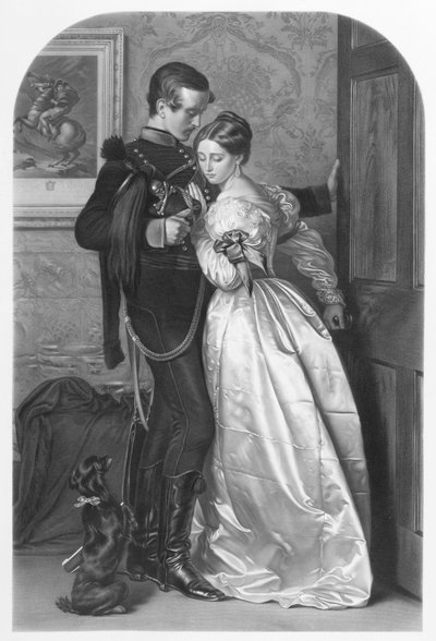 Le Brunswicker noir, gravé par Thomas L. Atkinson (1817-vers 1890) publié par Henry Graves et Co., 1863 (mezzotinte) - John Everett Millais