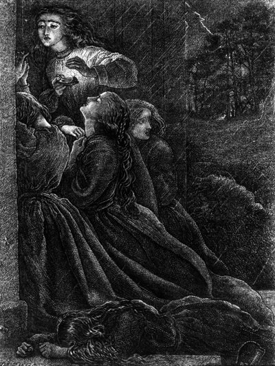 Les Cinq Vierges folles, illustration de 