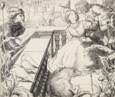 Le Palais endormi, fin 19e siècle - John Everett Millais