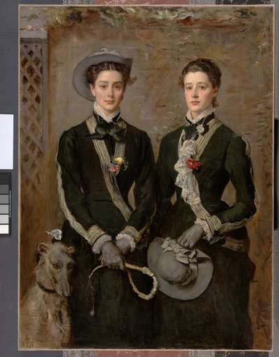 Les Jumelles, Portrait de Kate Edith et Grace Maud Hoare, 1876 - John Everett Millais