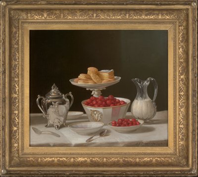 Nature morte de dessert - John F. Francis