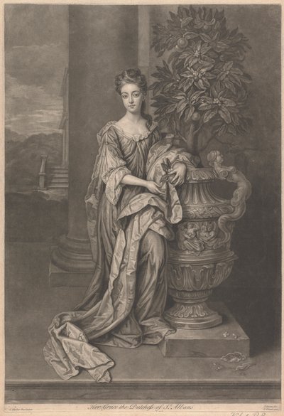 Sa Grâce la Duchesse de St. Albans - John Faber the younger