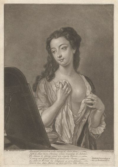 Dame avec Verre - John Faber the younger