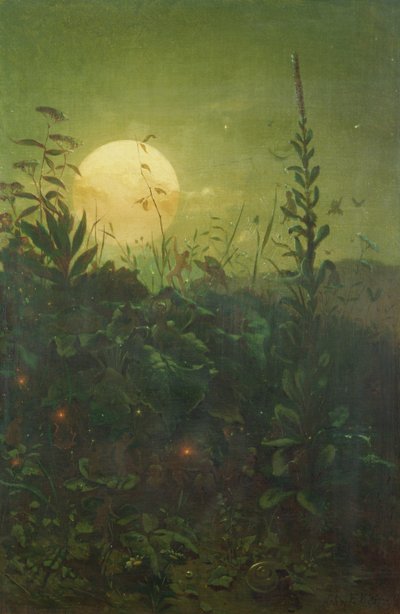 Halloween (huile sur toile) - John Ferguson Weir