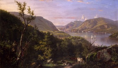 Vue des Highlands depuis West Point, 1862 - John Ferguson Weir