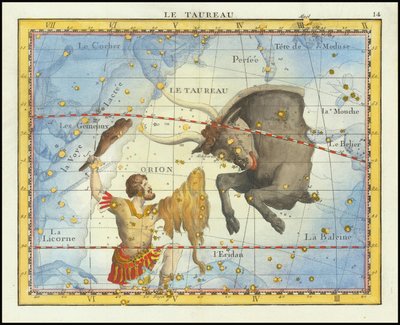 1776 - John Flamsteed - Le Taureau (Taurus) - John Flamsteed
