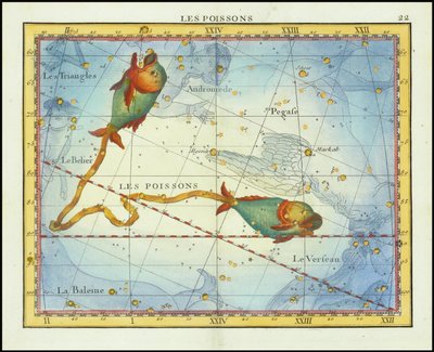 1776 - John Flamsteed - Les Poissons (Pisces) - John Flamsteed