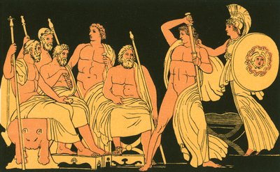 Athéna réprimant la fureur d