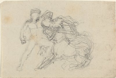Bataille entre un homme et un centaure - John Flaxman
