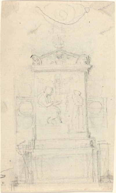 Conception pour la tombe du Dr Joseph Warton - John Flaxman