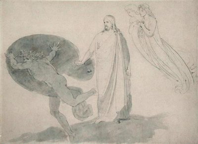 Arrière de moi, Satan, vers 1783-87 - John Flaxman