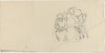 Groupe de figures entourant une figure assise - John Flaxman