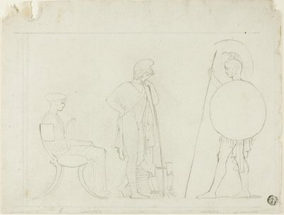 Hector réprimandant Paris - John Flaxman