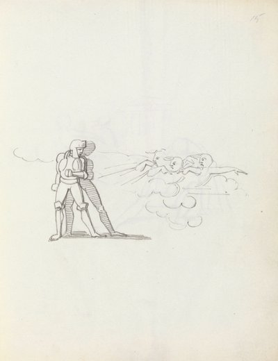 John Philip Kemble en Hamlet, 1783 - John Flaxman