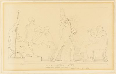 Minerve et Achille - John Flaxman