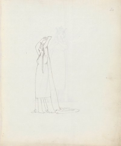 Mme Siddons en Constance, 1783 - John Flaxman