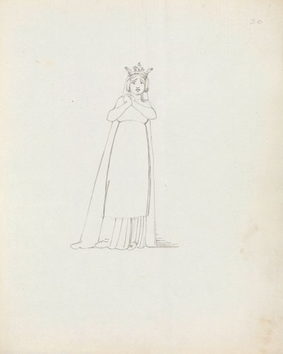 Mme Siddons en Constance, 1783 - John Flaxman