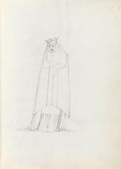 Mme Siddons en Constance, 1783 - John Flaxman
