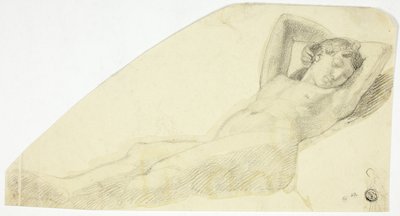 Fille nue endormie - John Flaxman