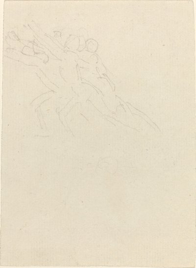 Figures courant avec les bras levés - John Flaxman