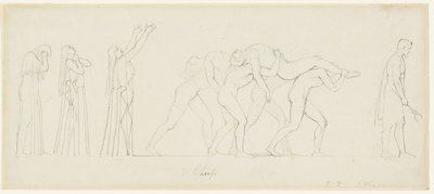 Sept chefs contre Thèbes - John Flaxman