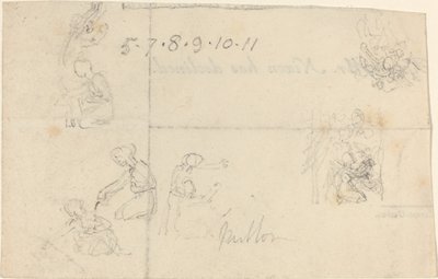 Études de femmes agenouillées - John Flaxman