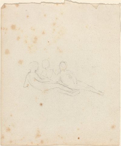 Trois figures féminines allongées - John Flaxman