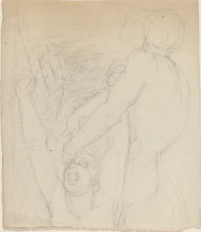 Deux figures combattantes - John Flaxman