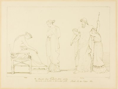Vulcain et Thétis - John Flaxman