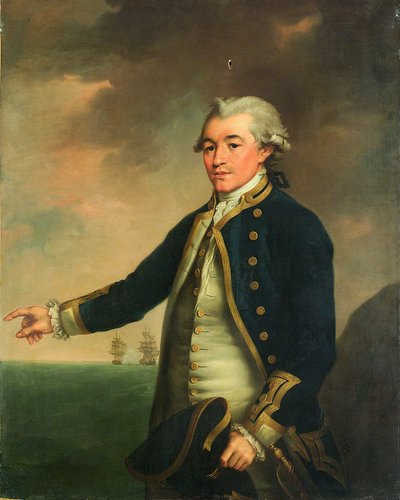 Portrait du capitaine Peacock, vers 1780 - John Francis Rigaud