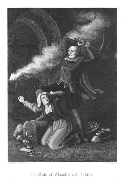 Scène de Old St Pauls par William Harrison Ainsworth, 1855 - John Franklin