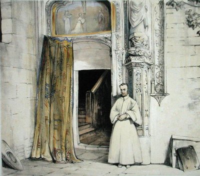 Une porte de monastère, Tolède, de 