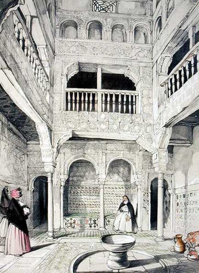 Entrée des bains, de 