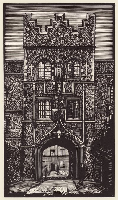 Cambridge : Jésus (gravure sur bois) - John Frederick Greenwood