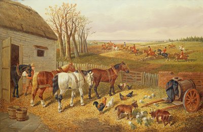 Une ferme animée - John Frederick Herring