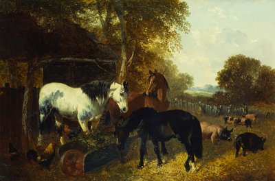 Scène de cour de ferme - John Frederick Herring Junior
